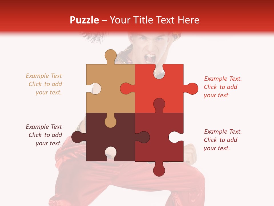 Head Shot Of Woman Smiling PowerPoint Template