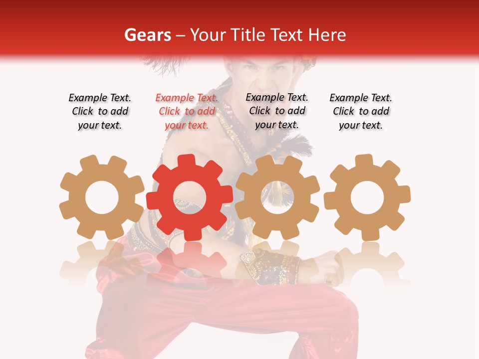 Head Shot Of Woman Smiling PowerPoint Template