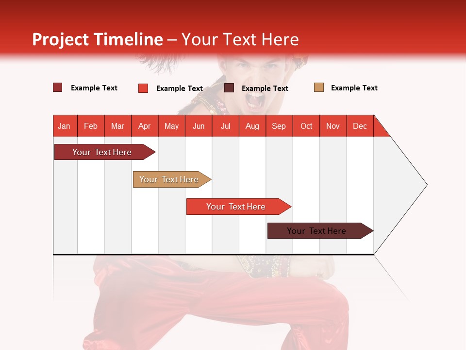 Head Shot Of Woman Smiling PowerPoint Template