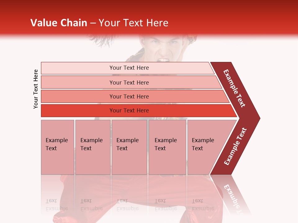 Head Shot Of Woman Smiling PowerPoint Template