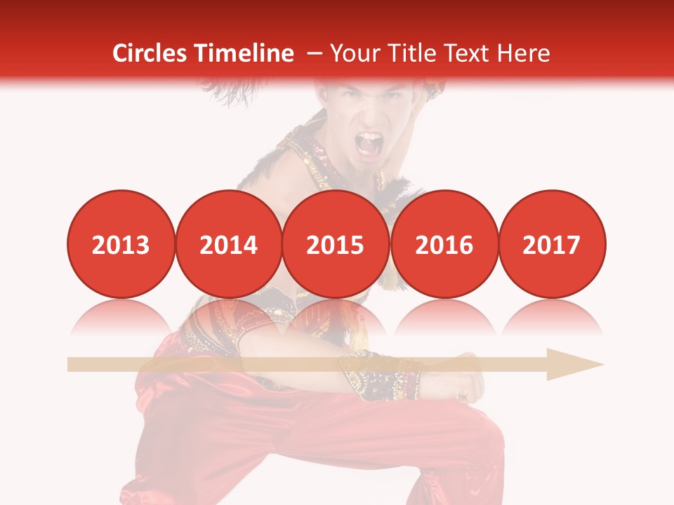 Head Shot Of Woman Smiling PowerPoint Template