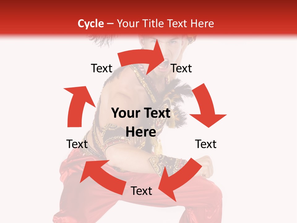 Head Shot Of Woman Smiling PowerPoint Template