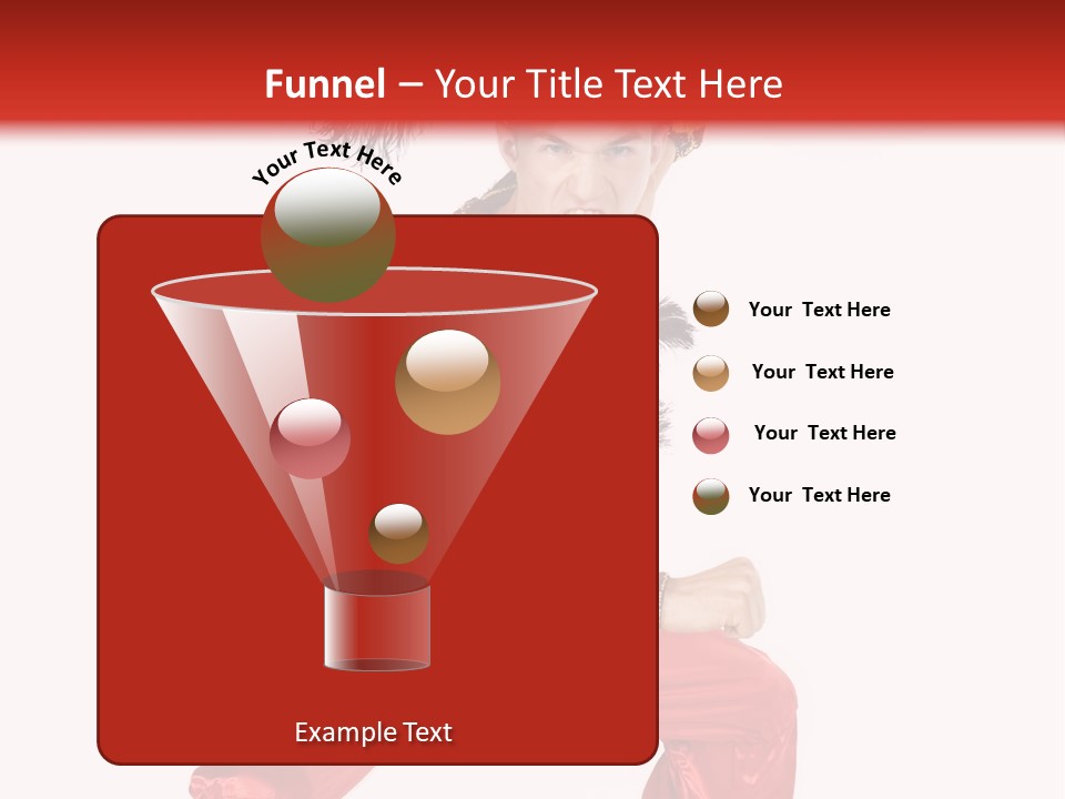 Head Shot Of Woman Smiling PowerPoint Template