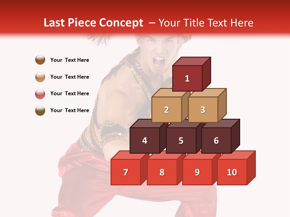 Head Shot Of Woman Smiling PowerPoint Template