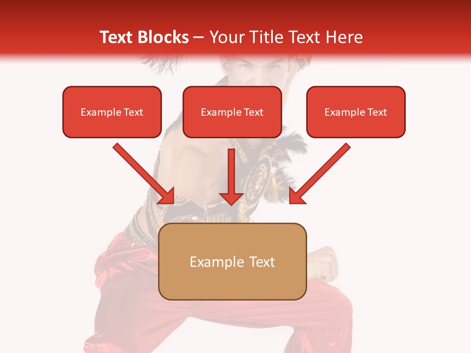 Head Shot Of Woman Smiling PowerPoint Template