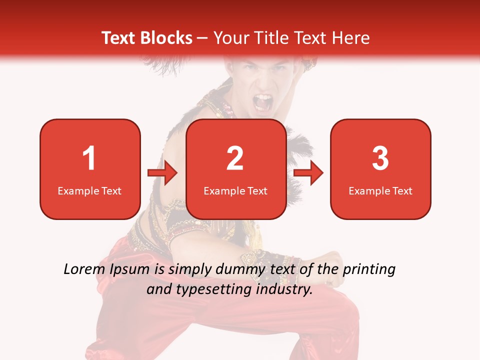 Head Shot Of Woman Smiling PowerPoint Template