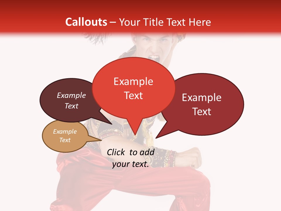 Head Shot Of Woman Smiling PowerPoint Template