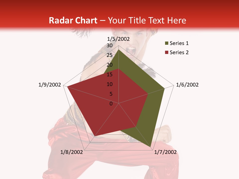Head Shot Of Woman Smiling PowerPoint Template