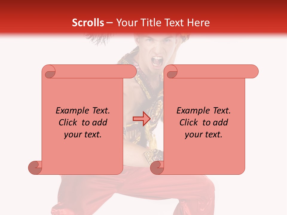 Head Shot Of Woman Smiling PowerPoint Template