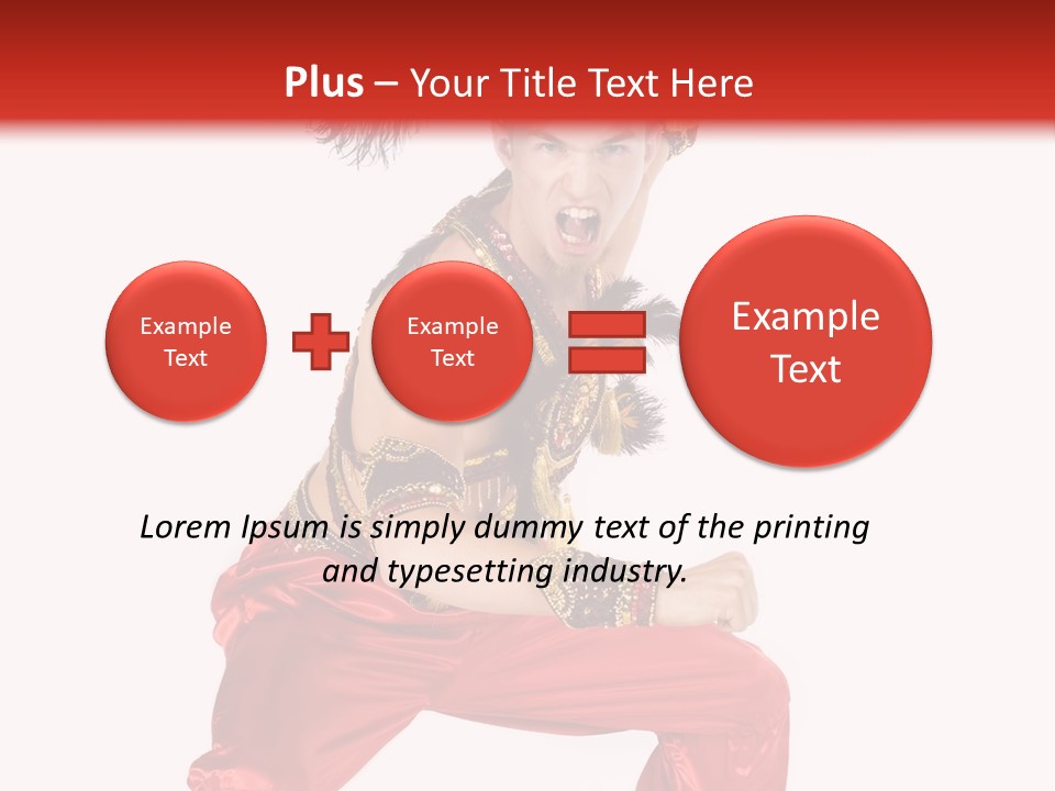 Head Shot Of Woman Smiling PowerPoint Template