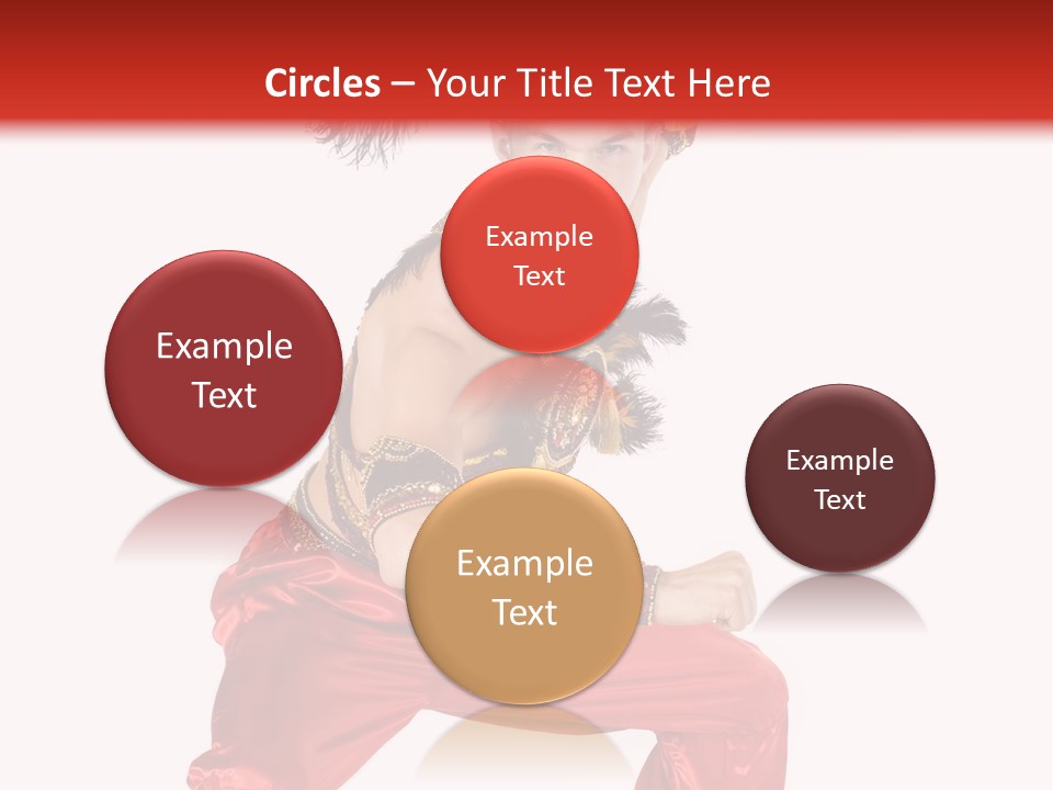 Head Shot Of Woman Smiling PowerPoint Template