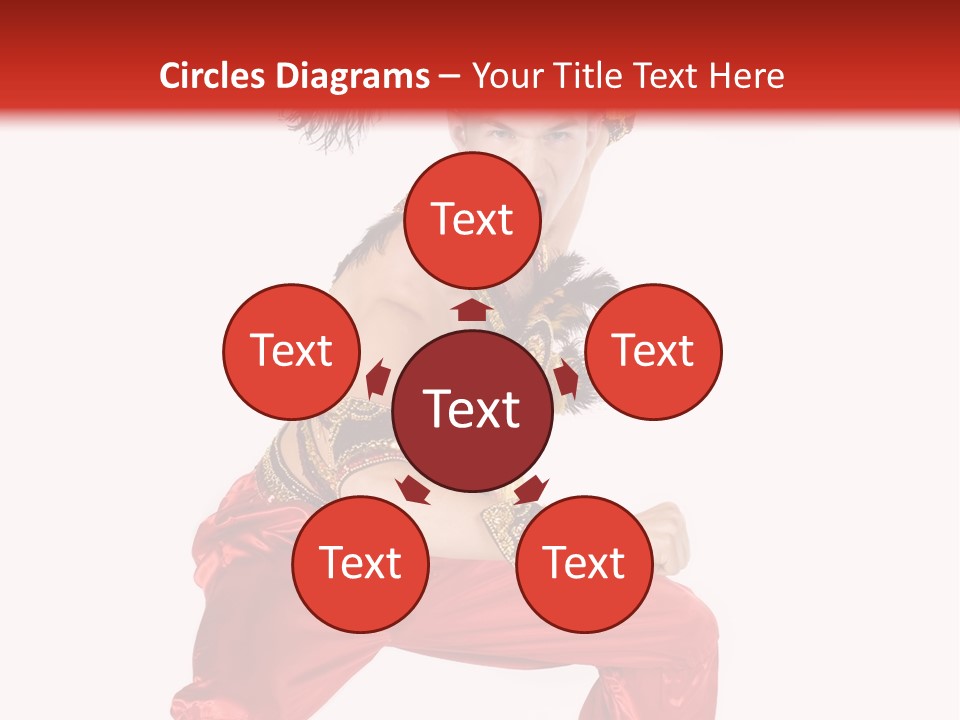 Head Shot Of Woman Smiling PowerPoint Template