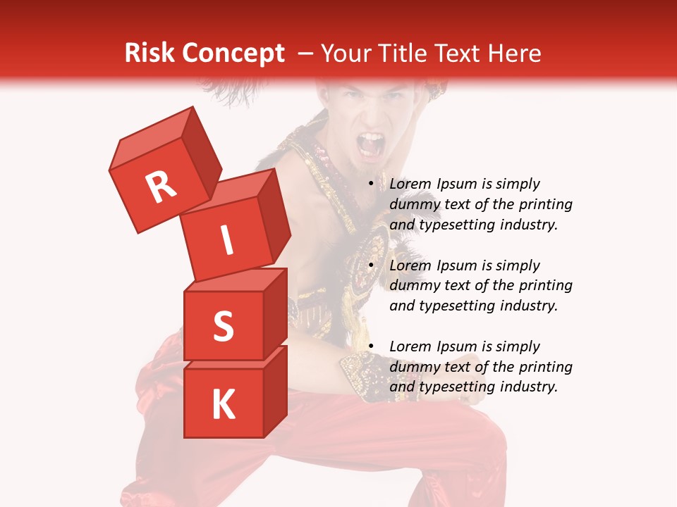 Head Shot Of Woman Smiling PowerPoint Template