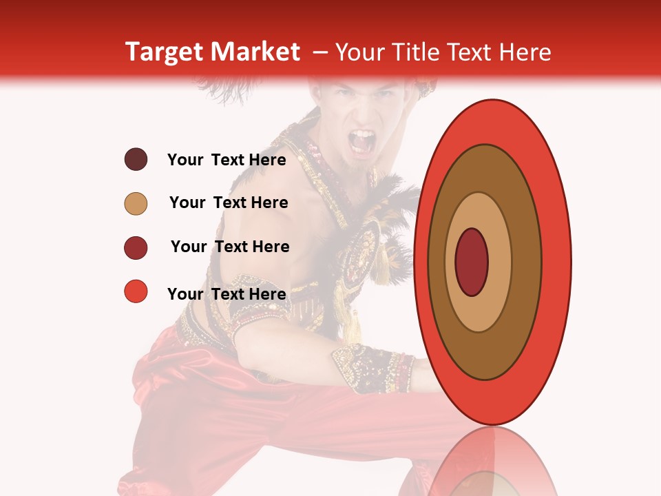 Head Shot Of Woman Smiling PowerPoint Template