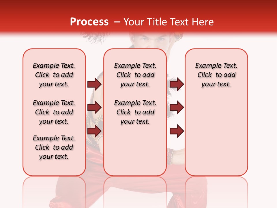 Head Shot Of Woman Smiling PowerPoint Template