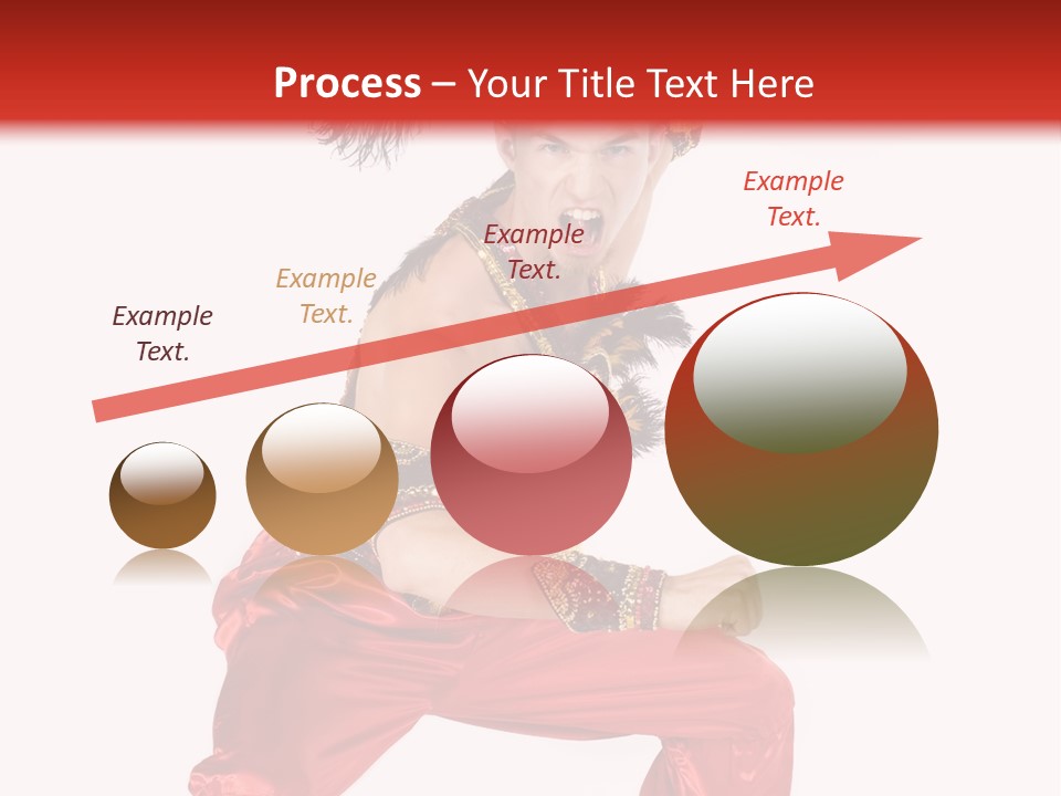 Head Shot Of Woman Smiling PowerPoint Template