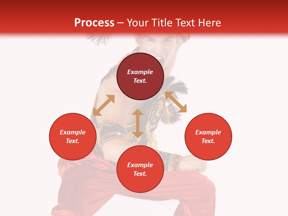 Head Shot Of Woman Smiling PowerPoint Template