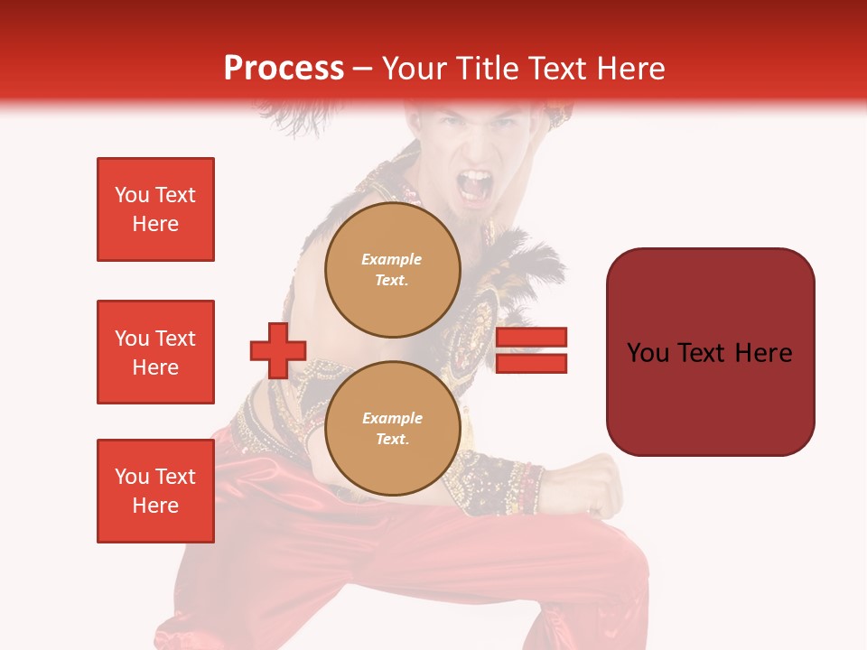 Head Shot Of Woman Smiling PowerPoint Template