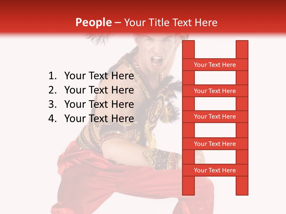 Head Shot Of Woman Smiling PowerPoint Template