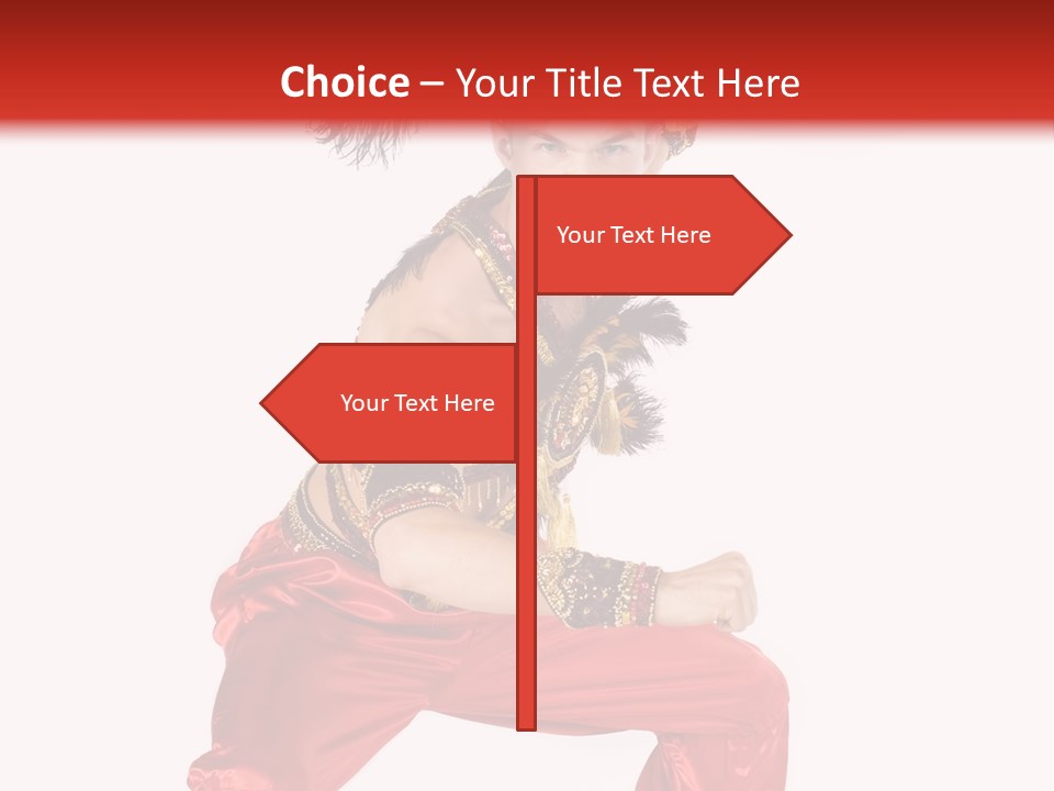 Head Shot Of Woman Smiling PowerPoint Template