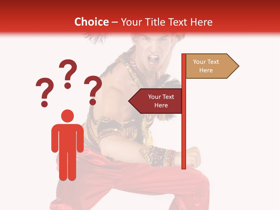 Head Shot Of Woman Smiling PowerPoint Template