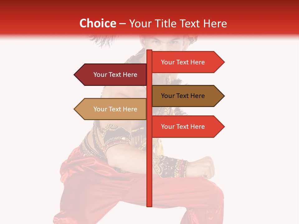 Head Shot Of Woman Smiling PowerPoint Template