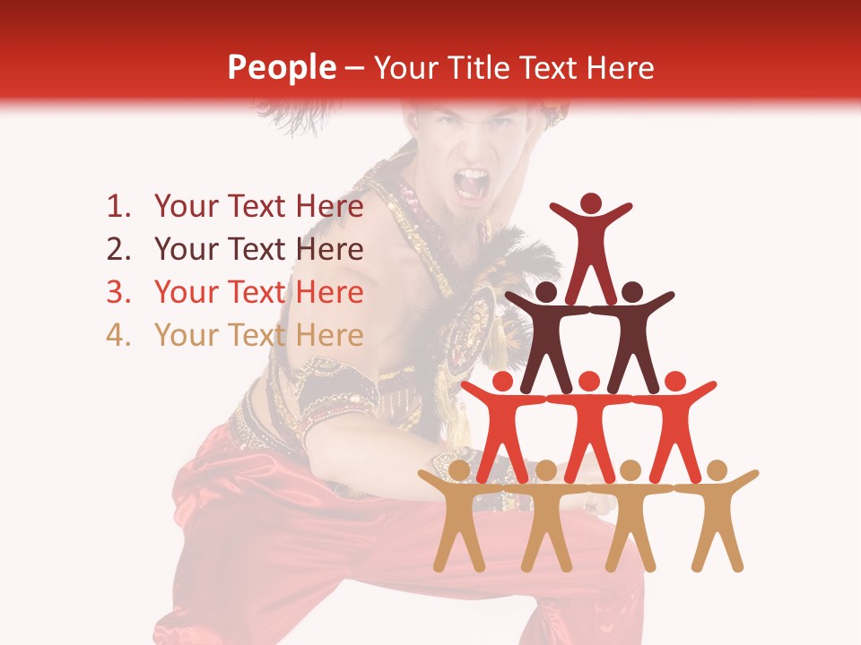 Head Shot Of Woman Smiling PowerPoint Template