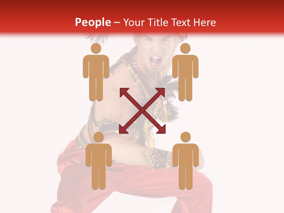 Head Shot Of Woman Smiling PowerPoint Template