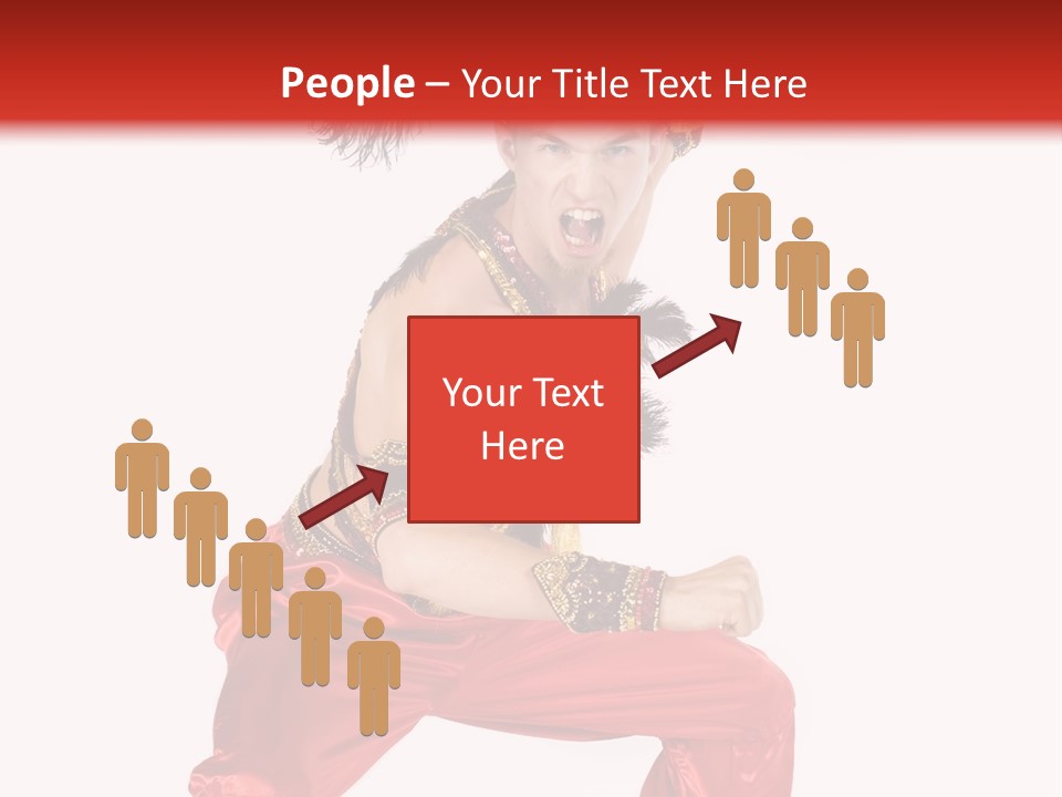 Head Shot Of Woman Smiling PowerPoint Template