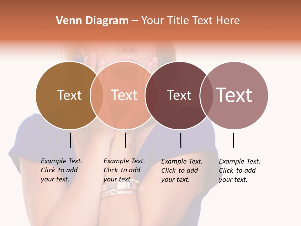 A Woman With Her Hands On Her Face PowerPoint Template