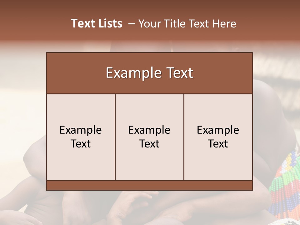 South Africa - December 15: South African Children Posing. Great Trekking December 15, 2005 In South Africa. PowerPoint Template