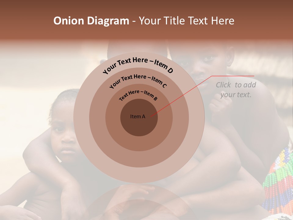 South Africa - December 15: South African Children Posing. Great Trekking December 15, 2005 In South Africa. PowerPoint Template