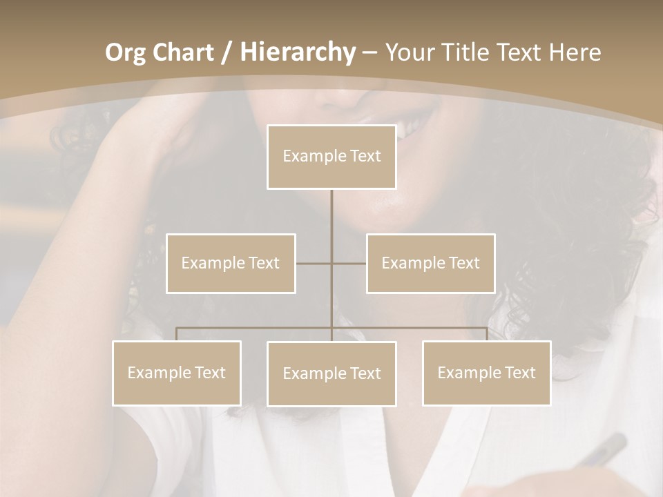 Female College Student In A University Lecture Hall PowerPoint Template