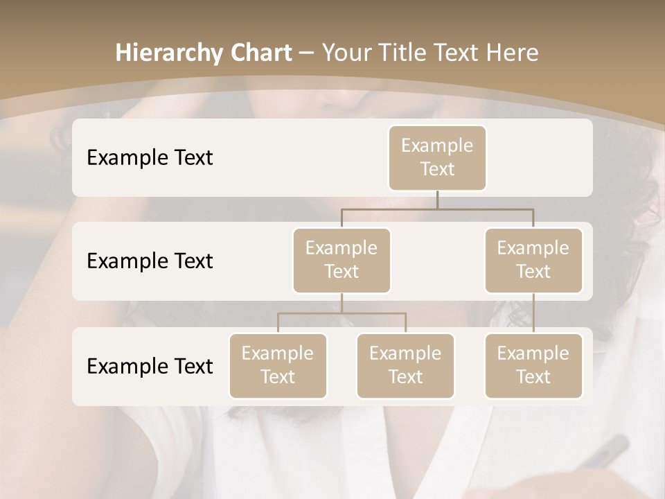 Female College Student In A University Lecture Hall PowerPoint Template