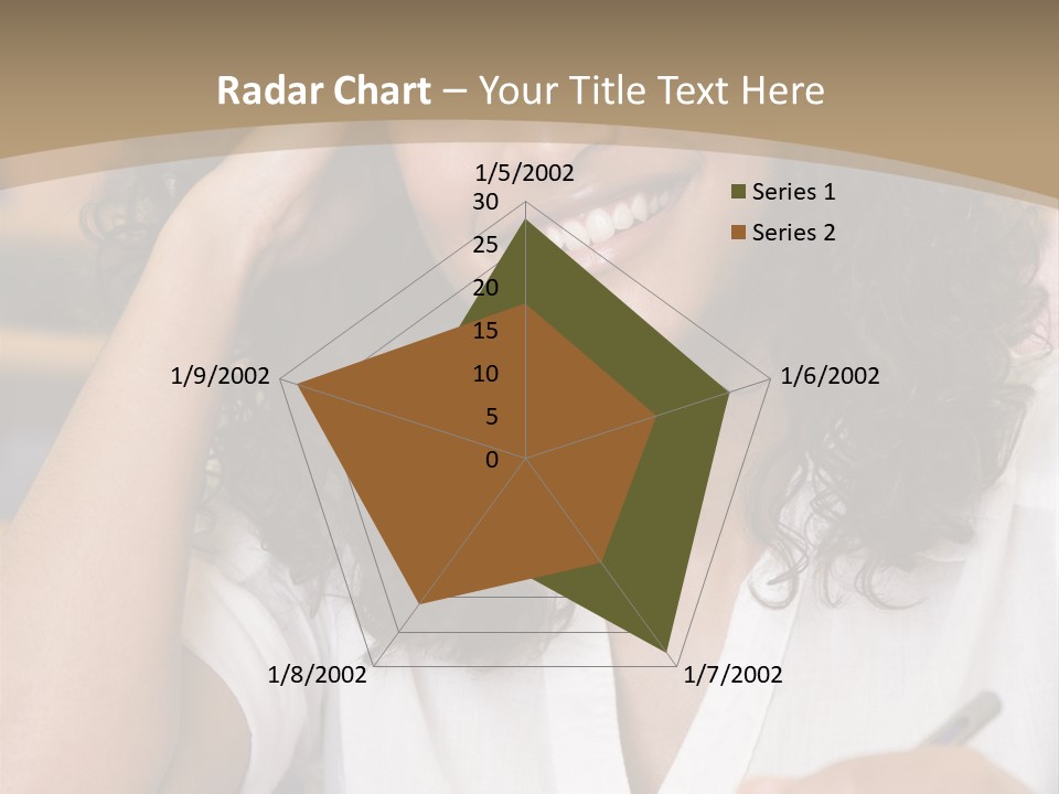 Female College Student In A University Lecture Hall PowerPoint Template