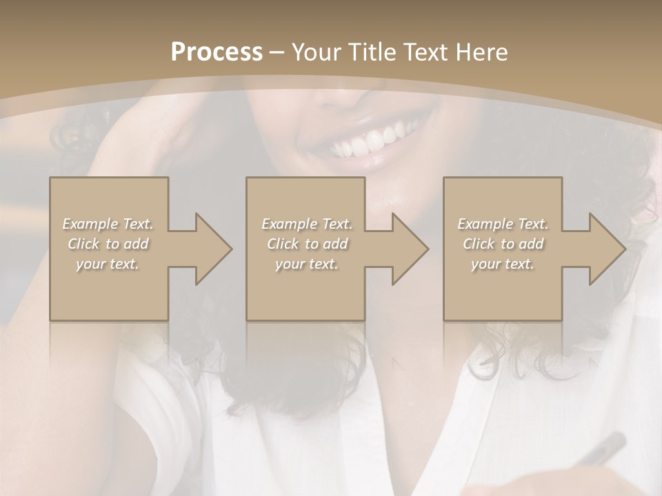 Female College Student In A University Lecture Hall PowerPoint Template