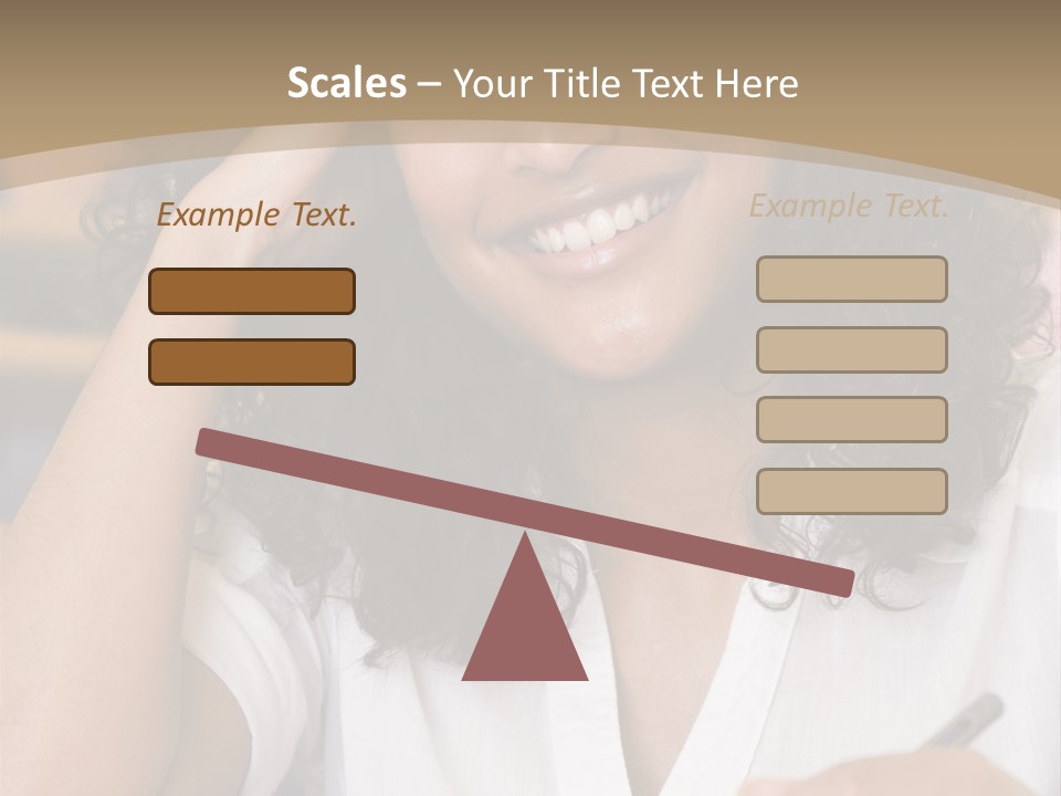 Female College Student In A University Lecture Hall PowerPoint Template