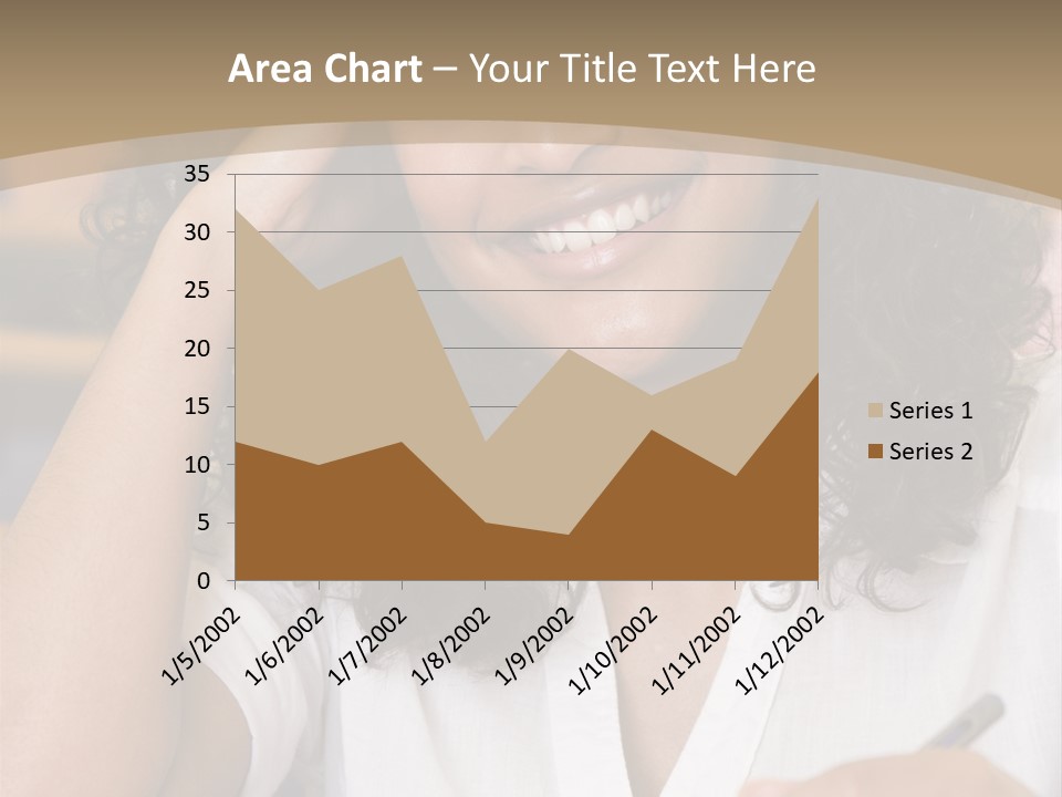 Female College Student In A University Lecture Hall PowerPoint Template