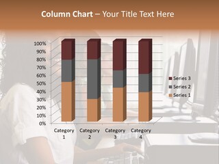 A Group Of People Sitting In Front Of Computers PowerPoint Template