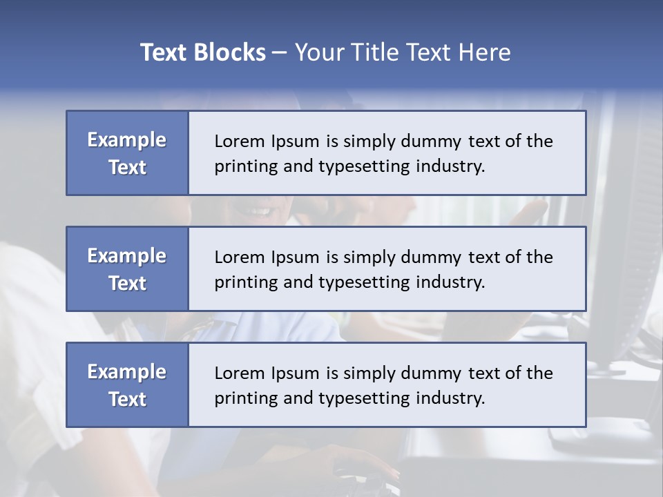Teacher Assisting College Student In A Computer Lab PowerPoint Template