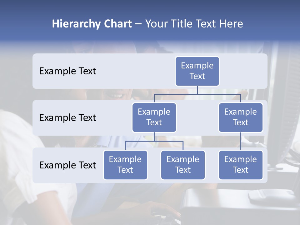 Teacher Assisting College Student In A Computer Lab PowerPoint Template