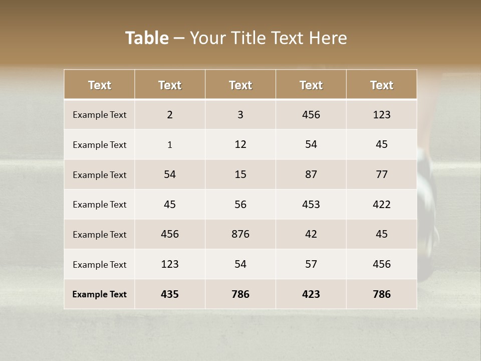 Mature Woman Runner In The City, Close Up. PowerPoint Template