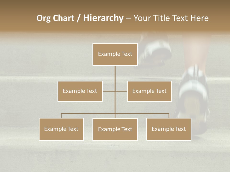 Mature Woman Runner In The City, Close Up. PowerPoint Template