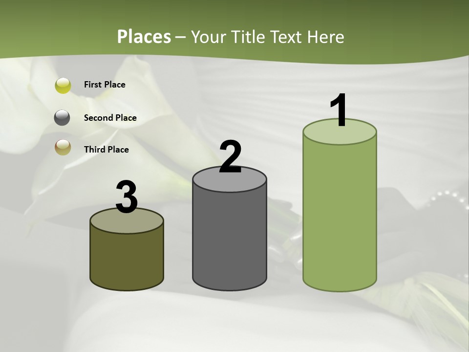 Spot Colored Wedding Image PowerPoint Template