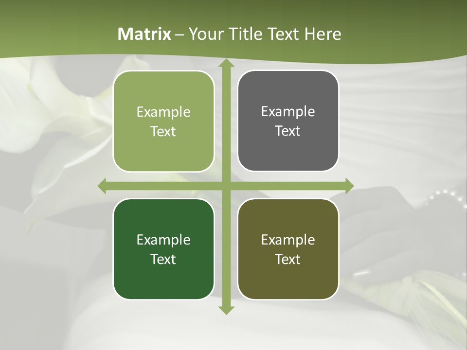 Spot Colored Wedding Image PowerPoint Template