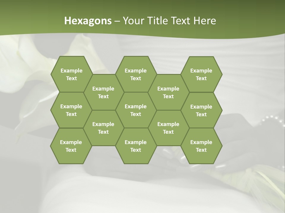 Spot Colored Wedding Image PowerPoint Template