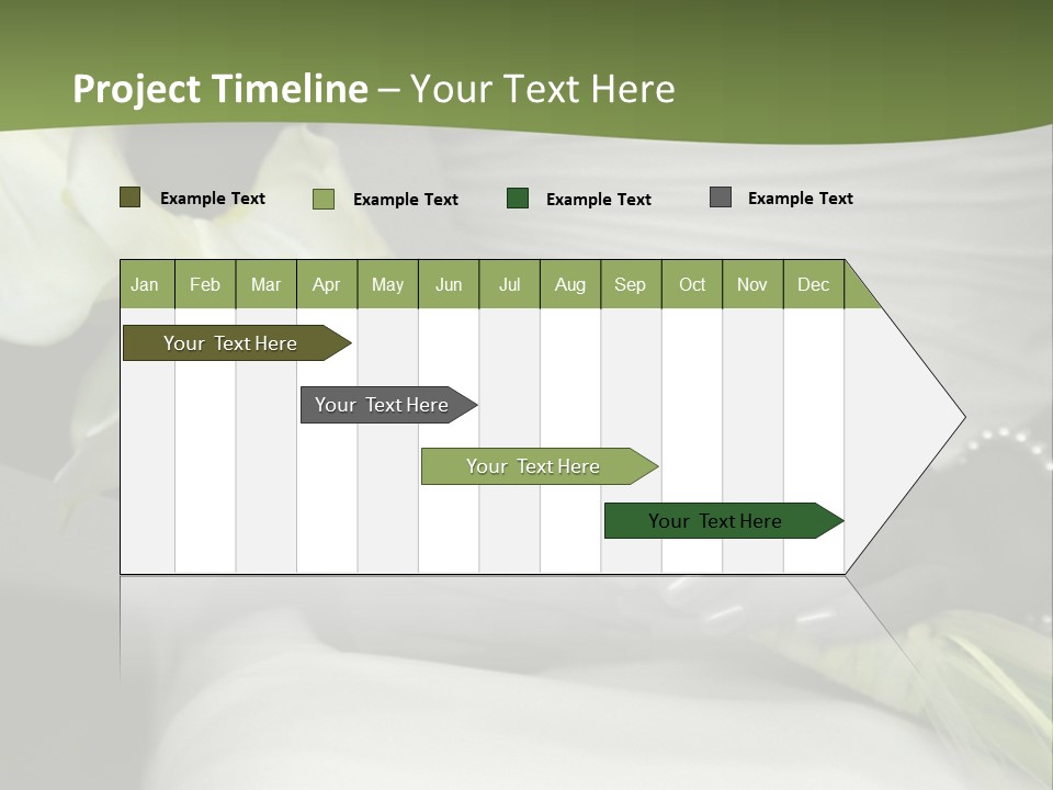 Spot Colored Wedding Image PowerPoint Template