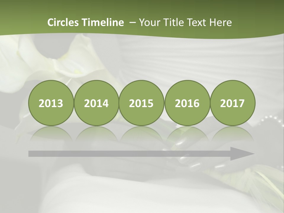 Spot Colored Wedding Image PowerPoint Template