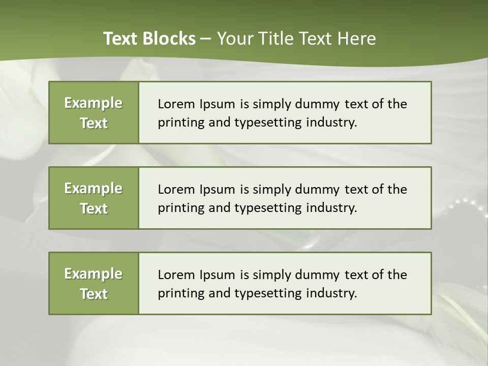 Spot Colored Wedding Image PowerPoint Template