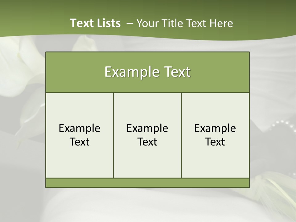Spot Colored Wedding Image PowerPoint Template